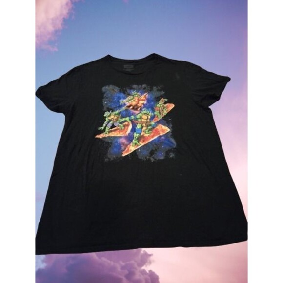 Teenage Mutant Ninja Turtles Pizza Galaxy tee (Size Large) - Picture 1 of 3